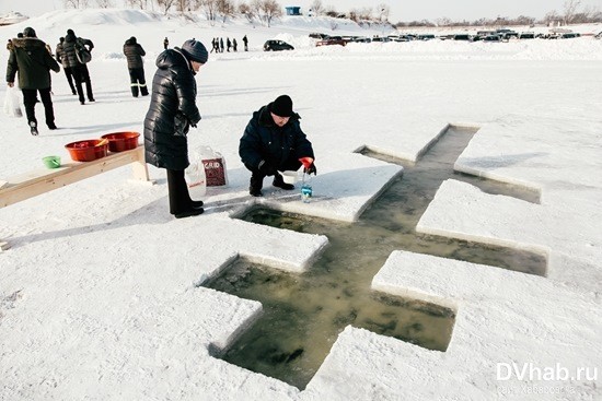 В январе крещение